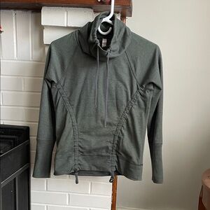 Lucy Women's Dark Gray Cowl Neck Jacket